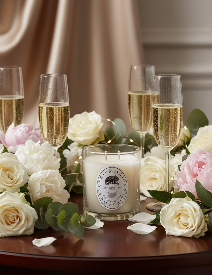 Premium Candle Champagne Noir